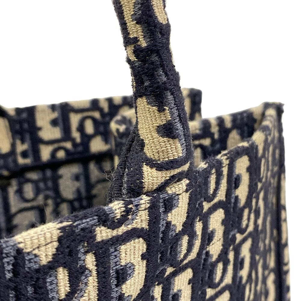 Christian Dior Book Tote Large Bag Tote Bag M1286ZRIT Beige Dark Navy - Picture 14 of 15